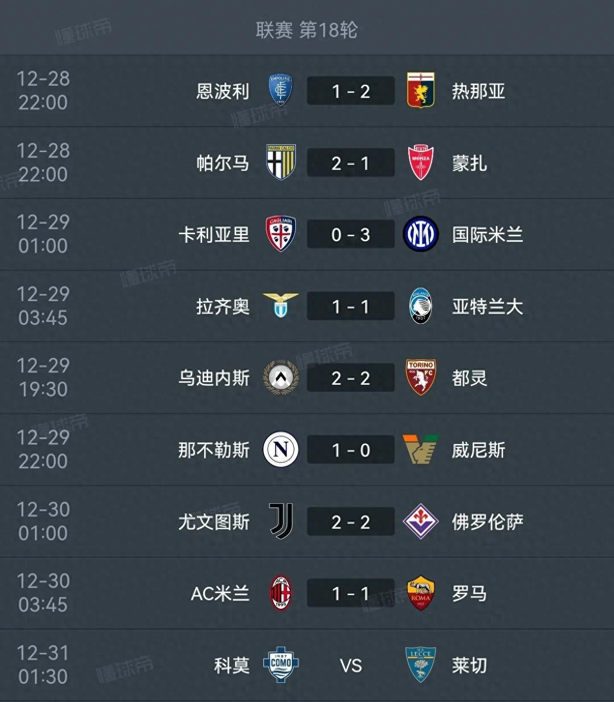 意甲领头球队客场取胜，继续领先积分榜的简单介绍